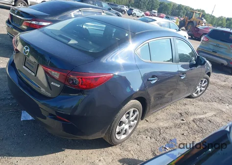 2016 Mazda Mazda3 I Sport из США, поврежденный, VIN JM1BM1T74G1312130